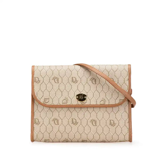 Dior Honeycomb Coated Canvas Crossbody