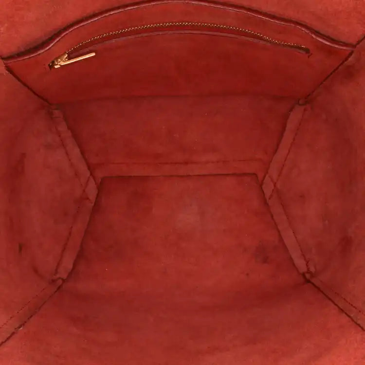 Celine Small Leather Seau Sangle Bucket Bag