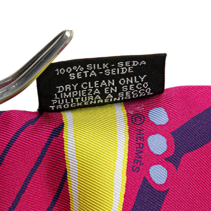 Hermès Jeu de Soie Uniforme Twilly Scarf