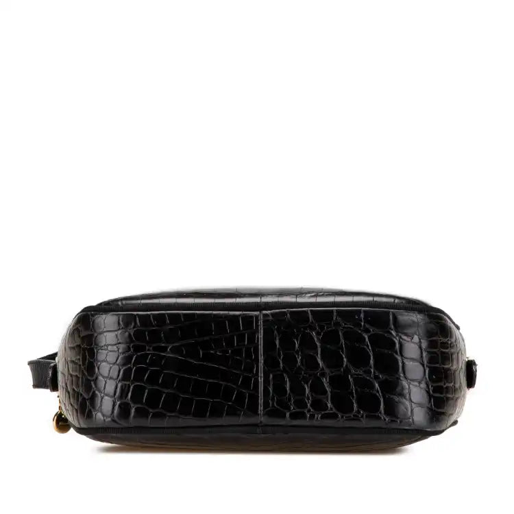 Ferragamo Vara Embossed Leather Crossbody