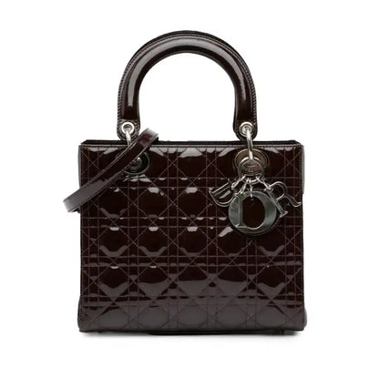 Dior Medium Patent Cannage Lady