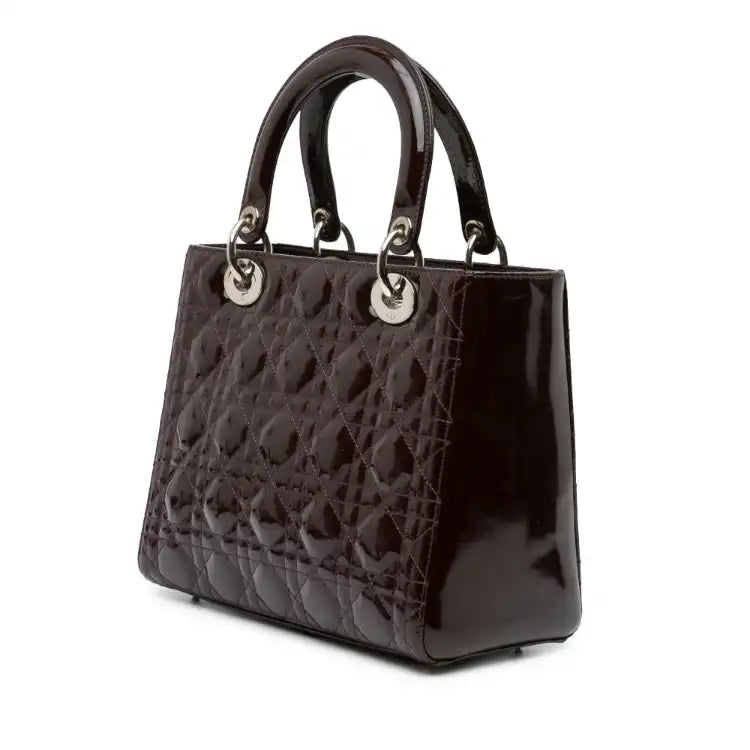 Dior Medium Patent Cannage Lady