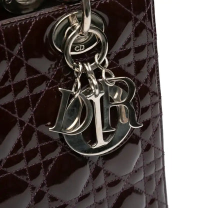 Dior Medium Patent Cannage Lady