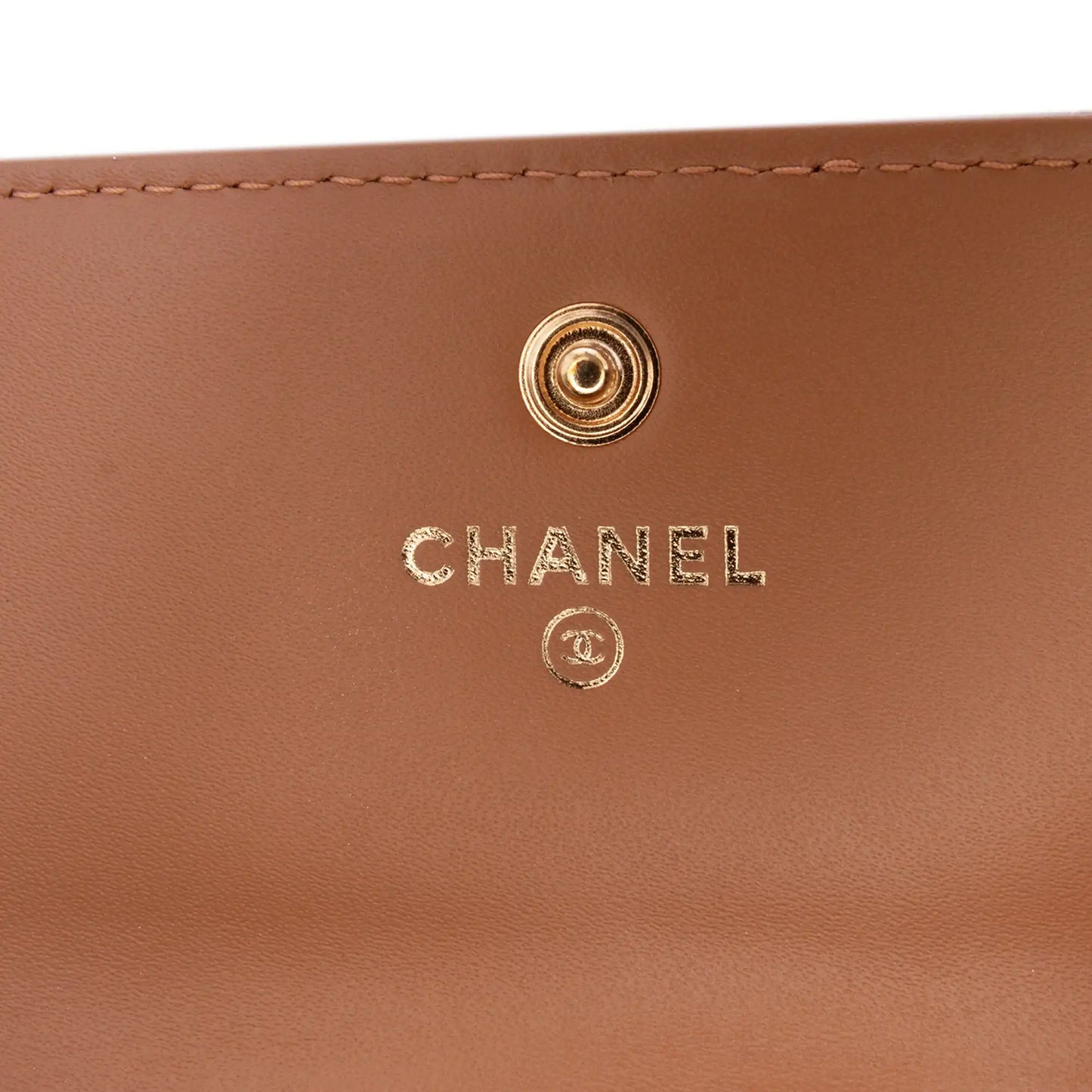 Chanel Quilted Lambskin Flap Card Holder