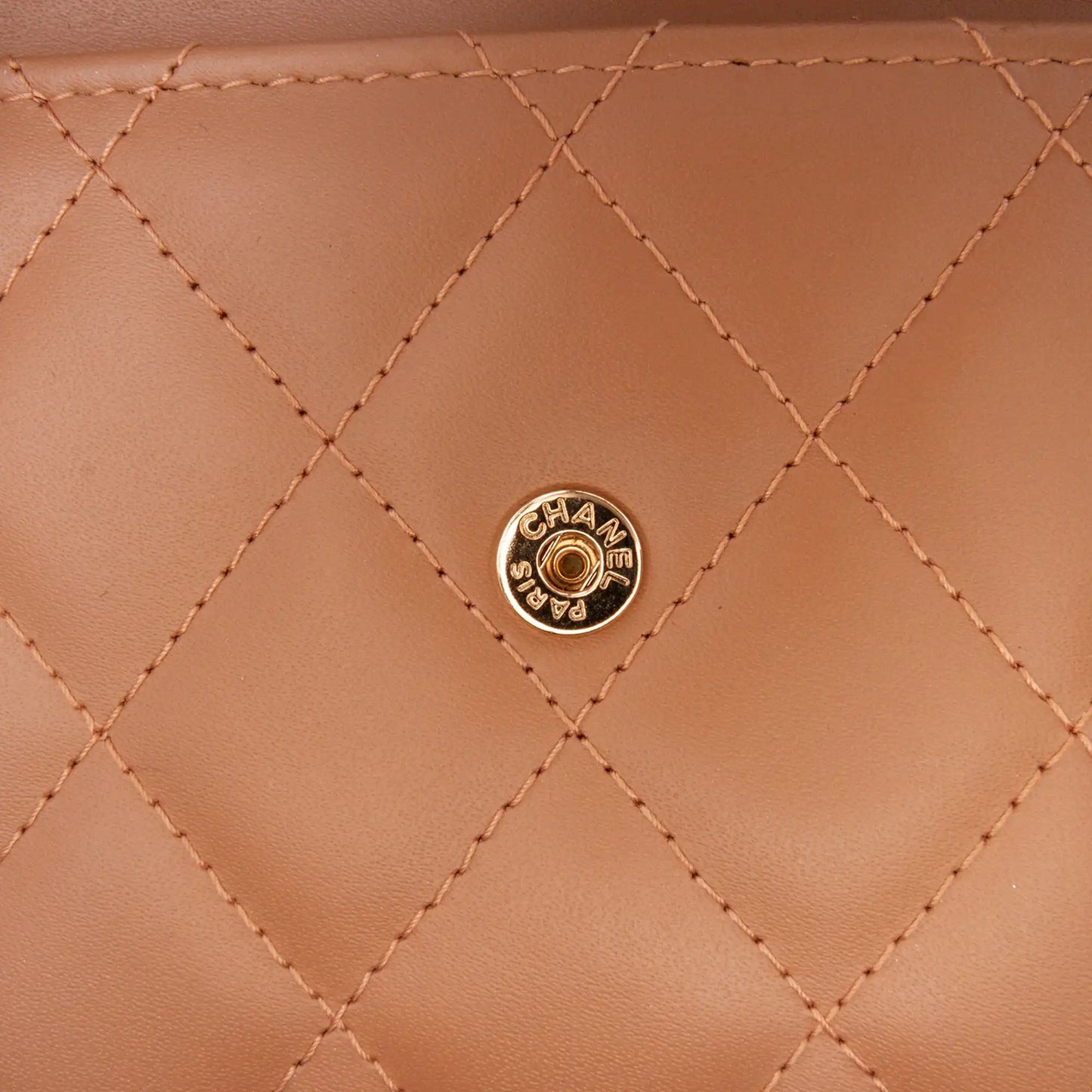 Chanel Quilted Lambskin Flap Card Holder