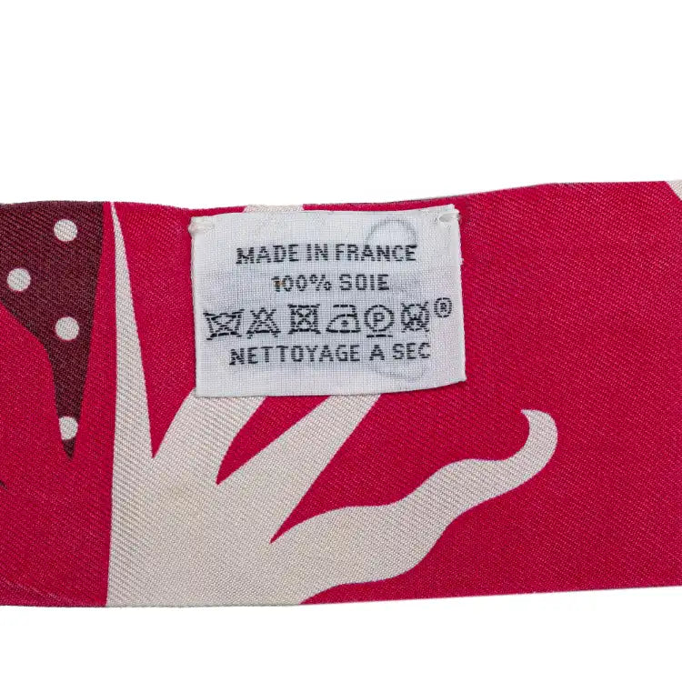 Hermès Astrologie A Pois Silk Twilly Scarf