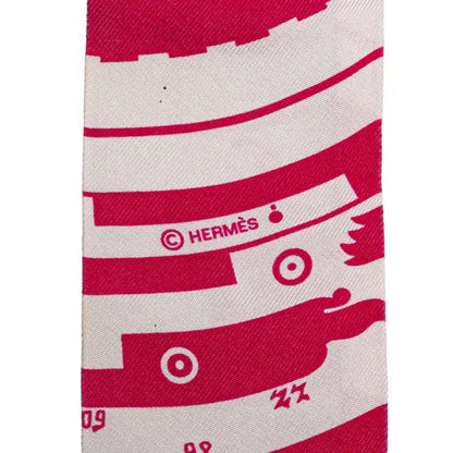 Hermès Astrologie A Pois Silk Twilly Scarf