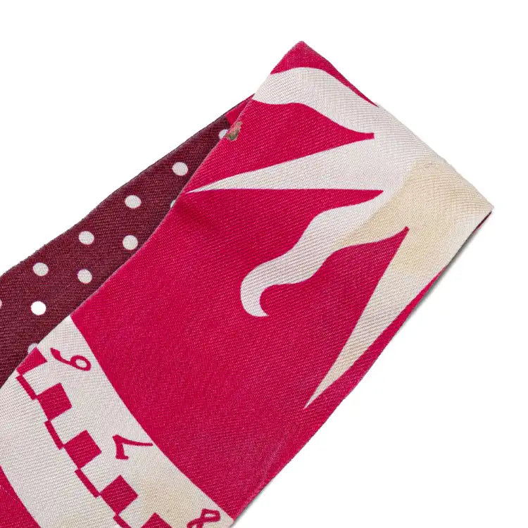 Hermès Astrologie A Pois Silk Twilly Scarf