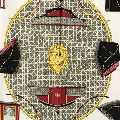 Hermès Les Voitures a Transformation Silk Scarf