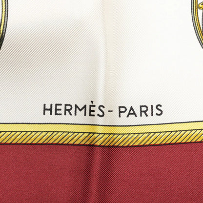 Hermès Les Voitures a Transformation Silk Scarf