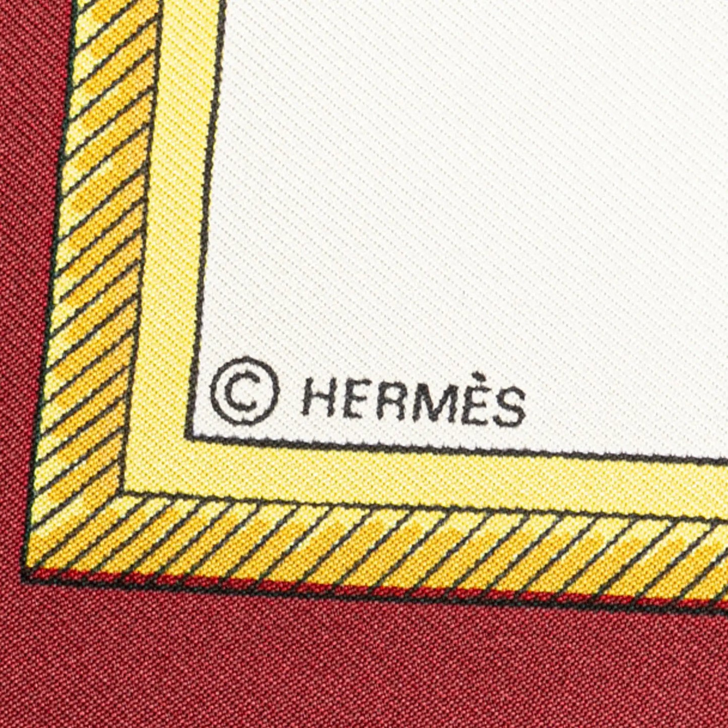 Hermès Les Voitures a Transformation Silk Scarf