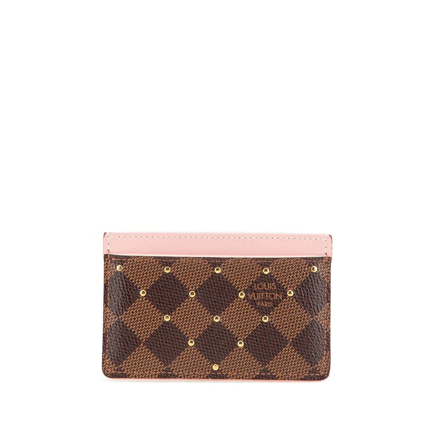 Louis Vuitton Damier Ebene Studded Card Holder