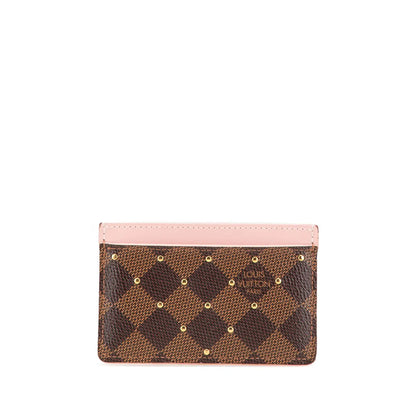 Louis Vuitton Damier Ebene Studded Card Holder