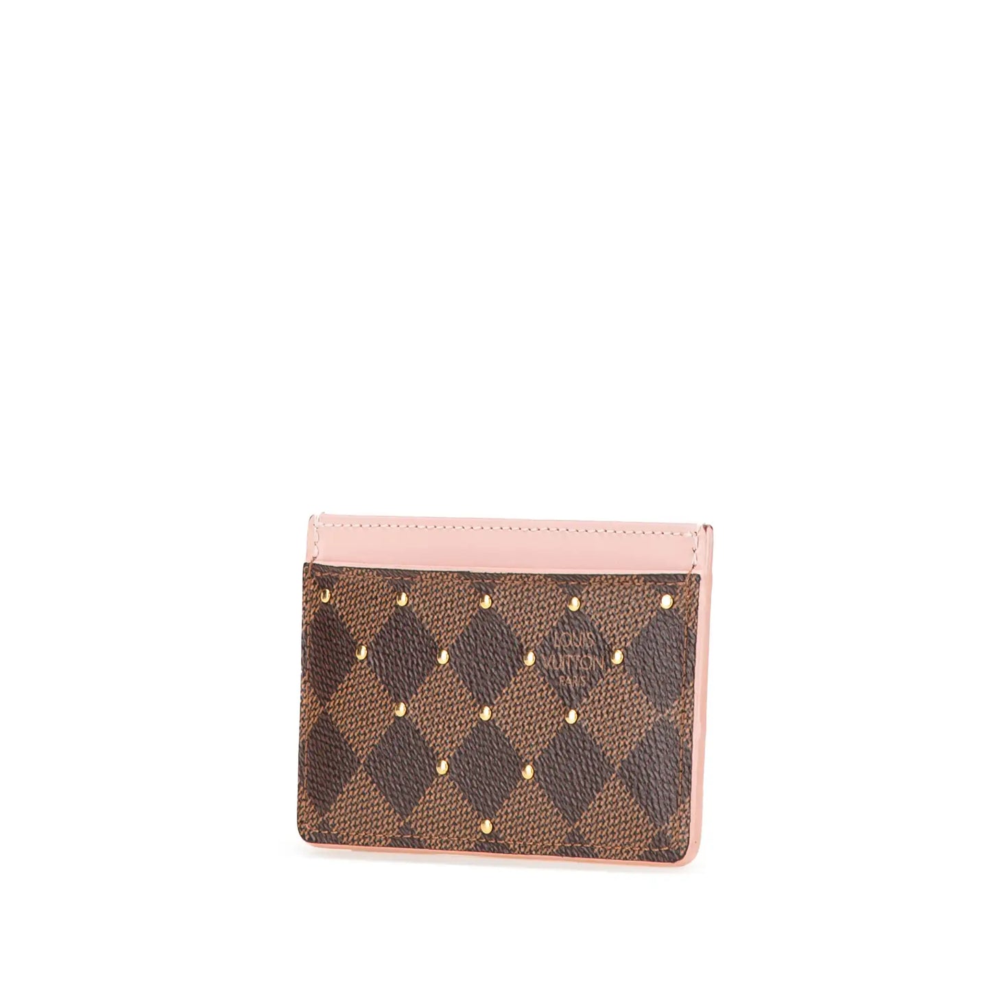 Louis Vuitton Damier Ebene Studded Card Holder