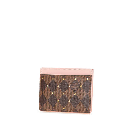 Louis Vuitton Damier Ebene Studded Card Holder