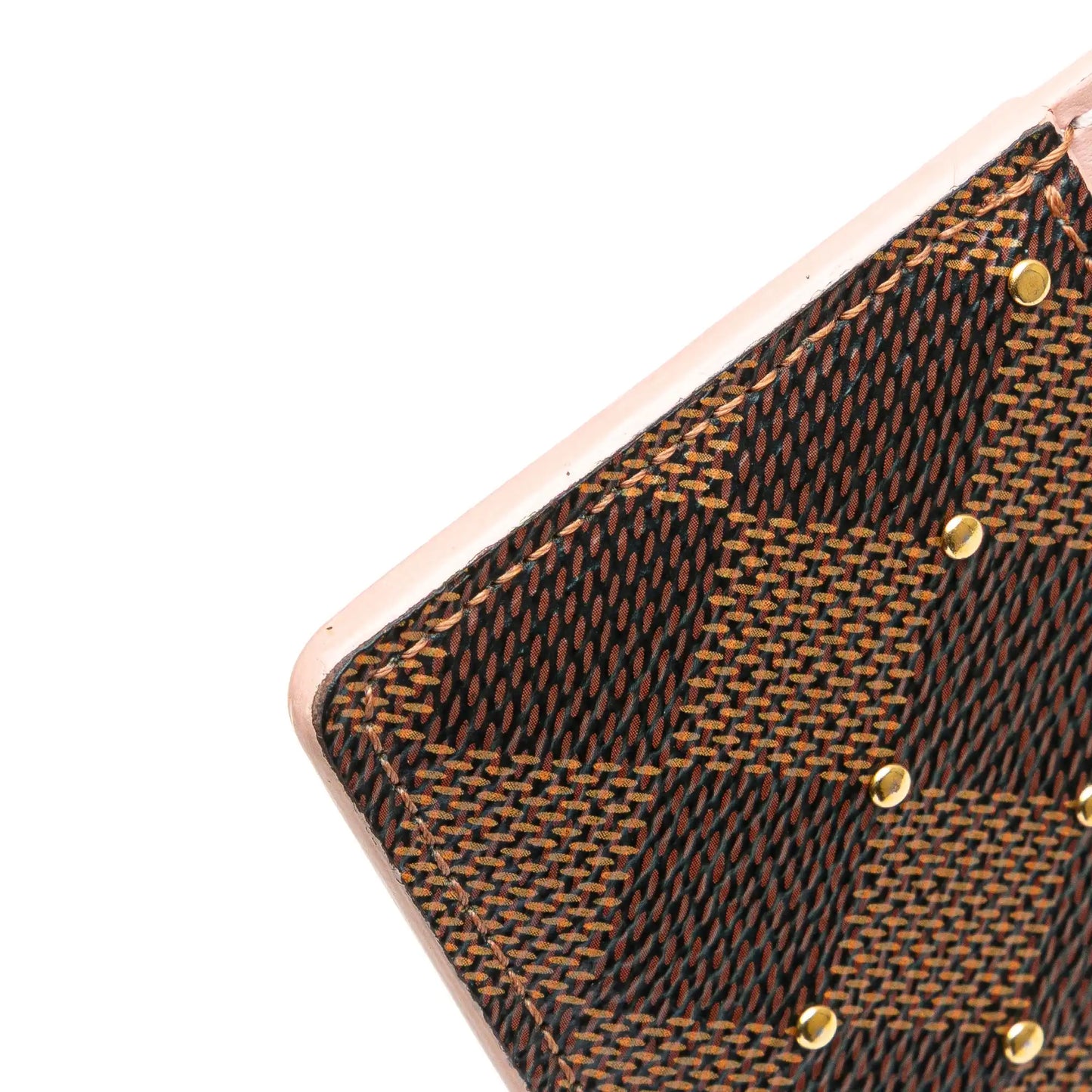 Louis Vuitton Damier Ebene Studded Card Holder