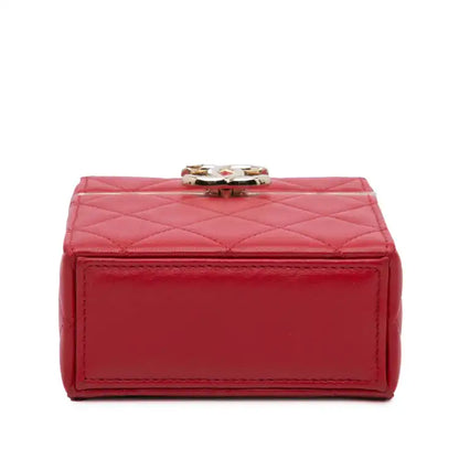Chanel Small CC Lambskin Box Vanity with Chain