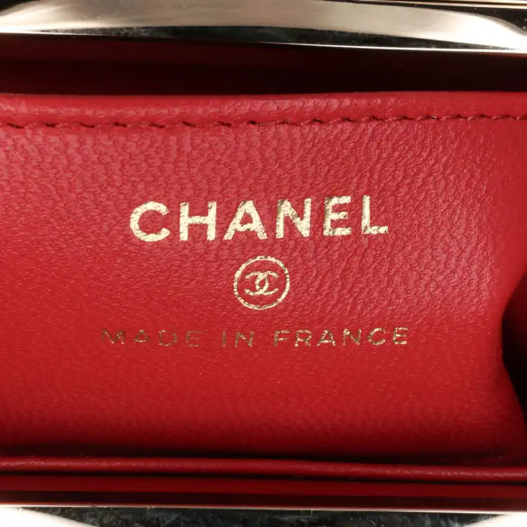 Chanel Small CC Lambskin Box Vanity with Chain