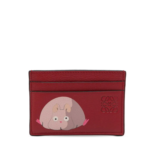 LOEWE Studio Ghibli Spirited Away Leather Boh Rat Card Holder