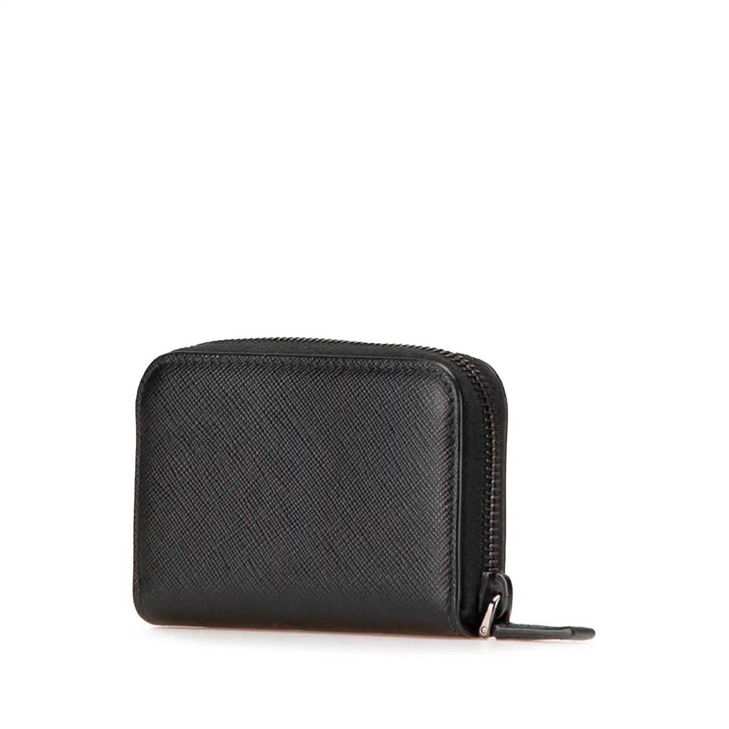 Prada Saffiano Zip Coin Pouch