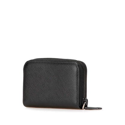 Prada Saffiano Zip Coin Pouch