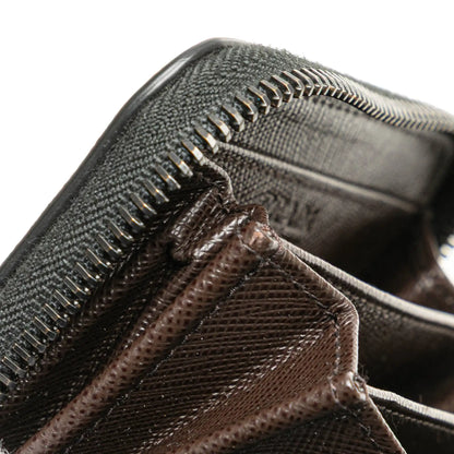 Prada Saffiano Zip Coin Pouch