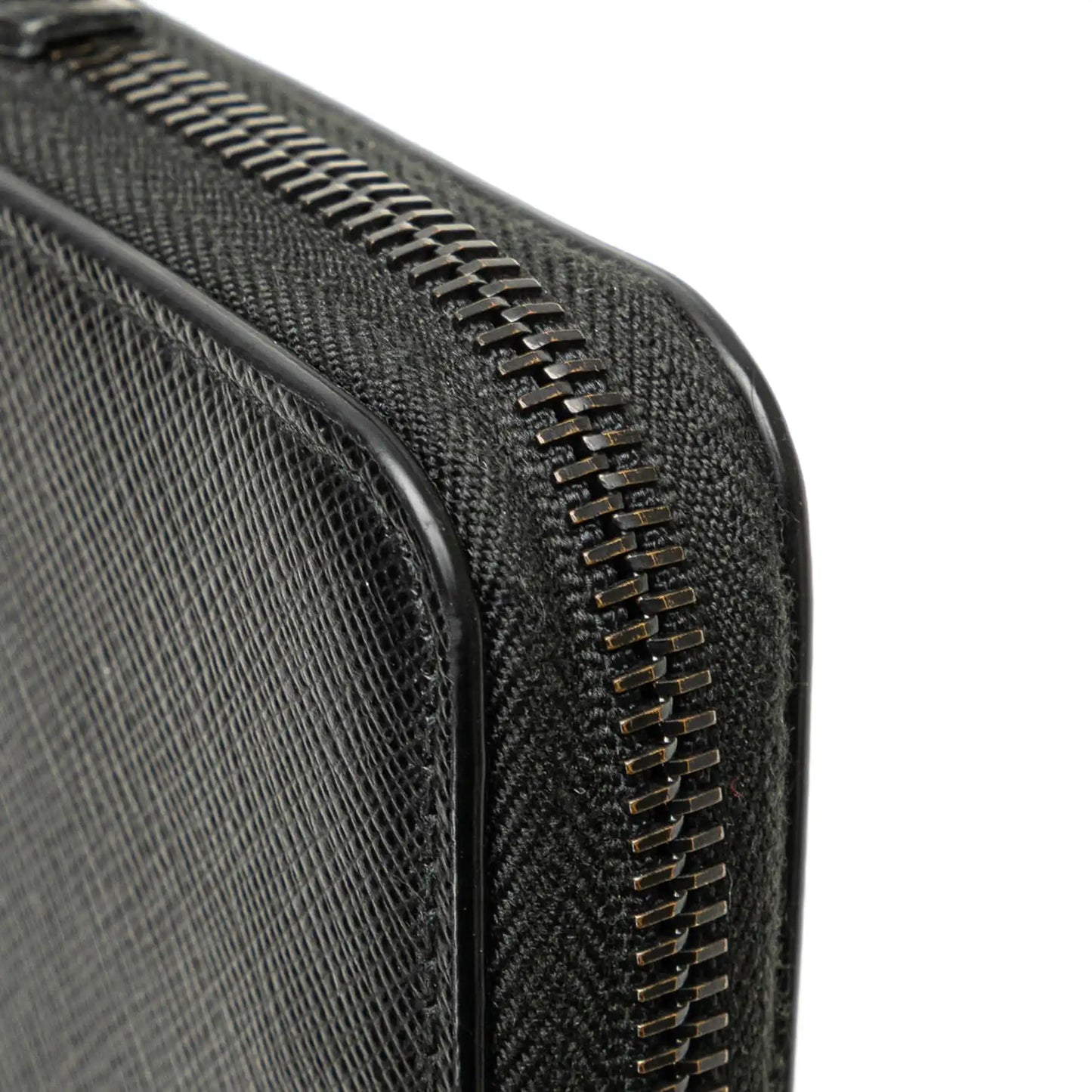 Prada Saffiano Zip Coin Pouch