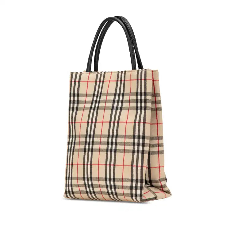 Burberry House Check Canvas Handbag