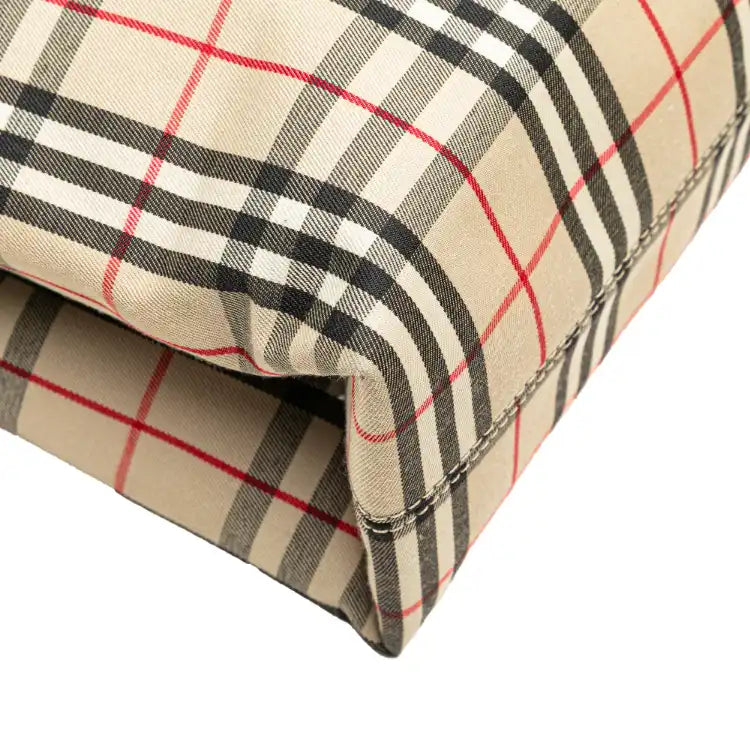 Burberry House Check Canvas Handbag