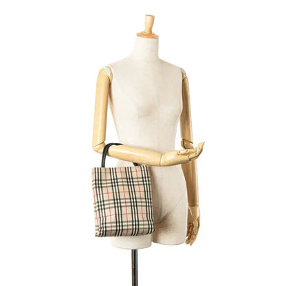 Burberry House Check Canvas Handbag