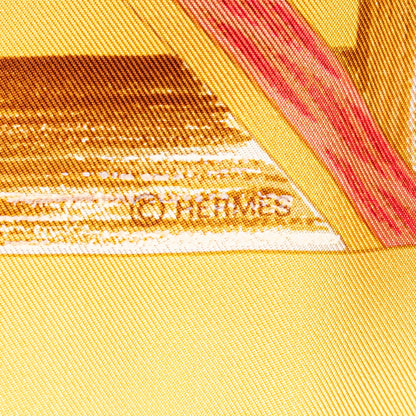 Hermès Jardin Creole Detail Silk Scarf