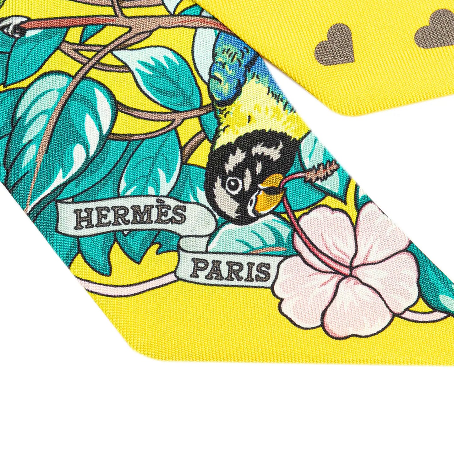 Hermès Jungle Love Silk Twilly Scarf