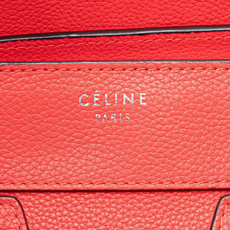 Celine Micro Calfskin Luggage Tote