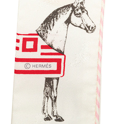 Hermès Garde Robe Pop Silk Twilly Scarf