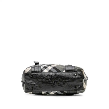 Burberry Medium Beat Check Nylon Victoria Tote