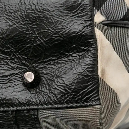 Burberry Medium Beat Check Nylon Victoria Tote