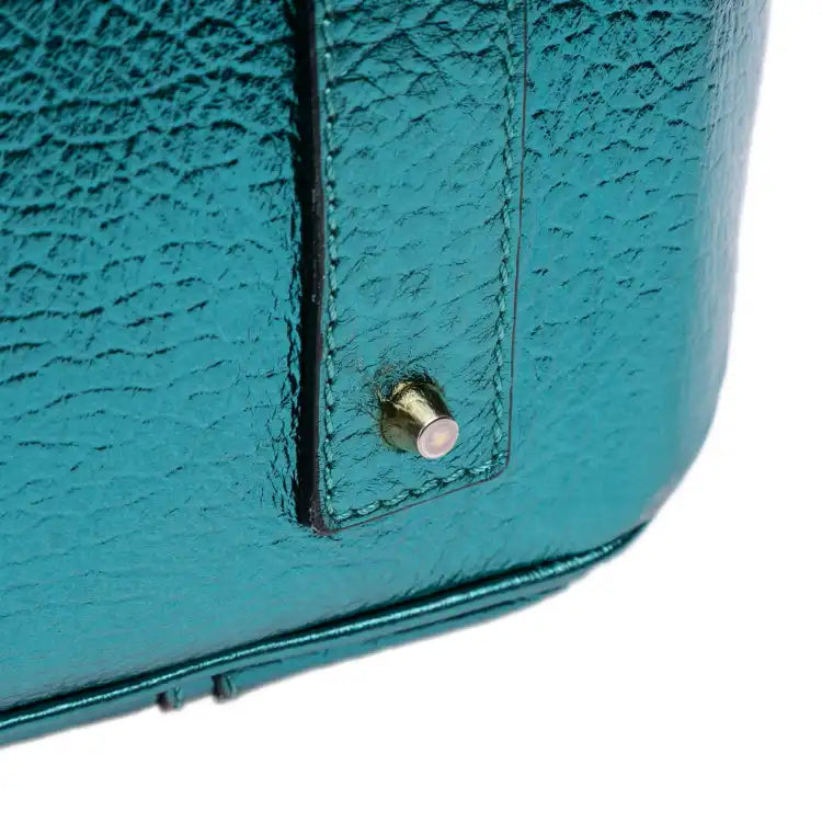 Burberry Metallic Calfskin Blaze Handbag