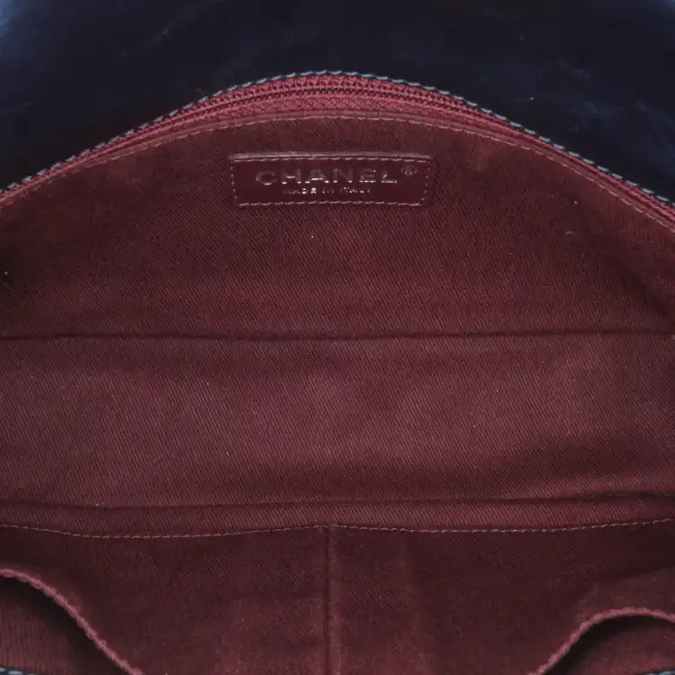 Chanel Quilted Glazed Calfskin Coco Pleats Flap