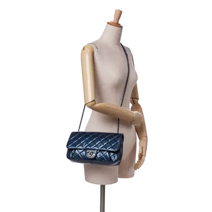 Chanel Quilted Glazed Calfskin Coco Pleats Flap