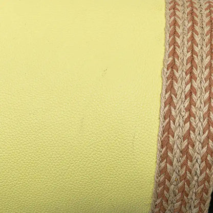 LOEWE Bicolor Calfskin and Raffia Gate Bucket Bag