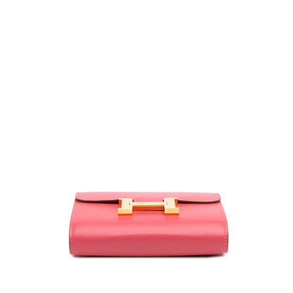 Hermès Tadelakt Constance Compact Wallet