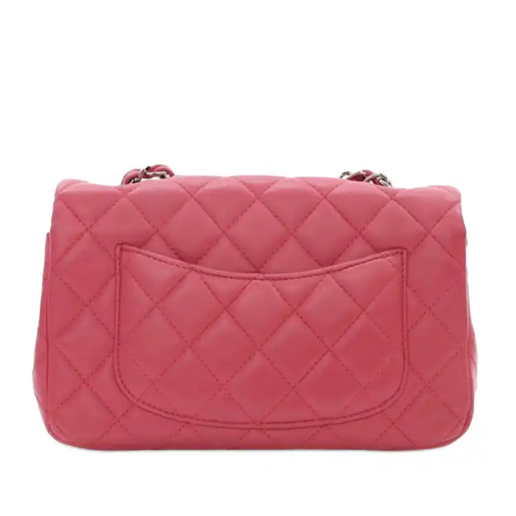 Chanel Mini Rectangular Classic Lambskin Single Flap