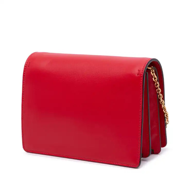 Valentino Leather Love Lab Chain Crossbody