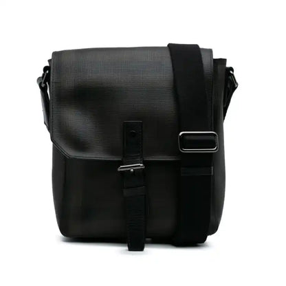 Burberry Smoke Check Coated Canvas Crossbody