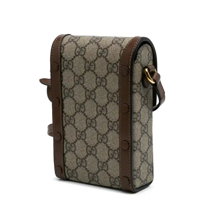 Gucci Mini GG Supreme Horsebit 1955 Crossbody
