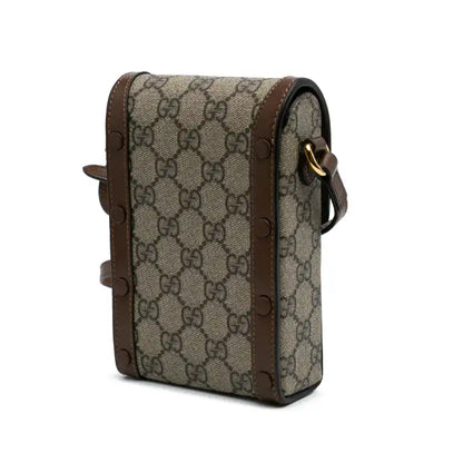 Gucci Mini GG Supreme Horsebit 1955 Crossbody