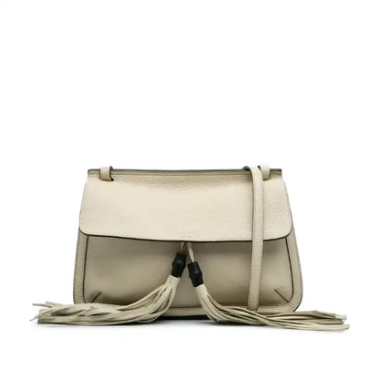 Gucci Medium Leather Bamboo Daily Crossbody