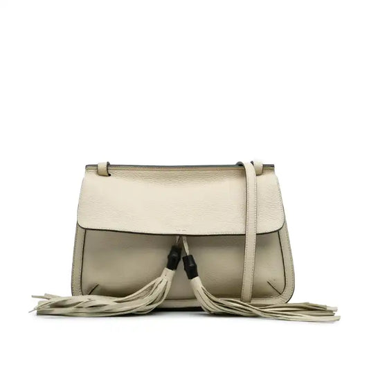 Gucci Medium Leather Bamboo Daily Crossbody