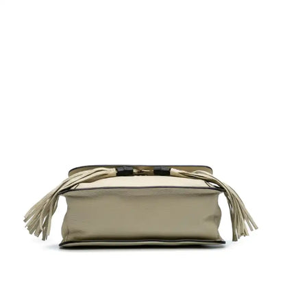 Gucci Medium Leather Bamboo Daily Crossbody
