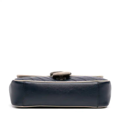 Gucci Small GG Marmont Matelasse Leather Torchon Flap Crossbody